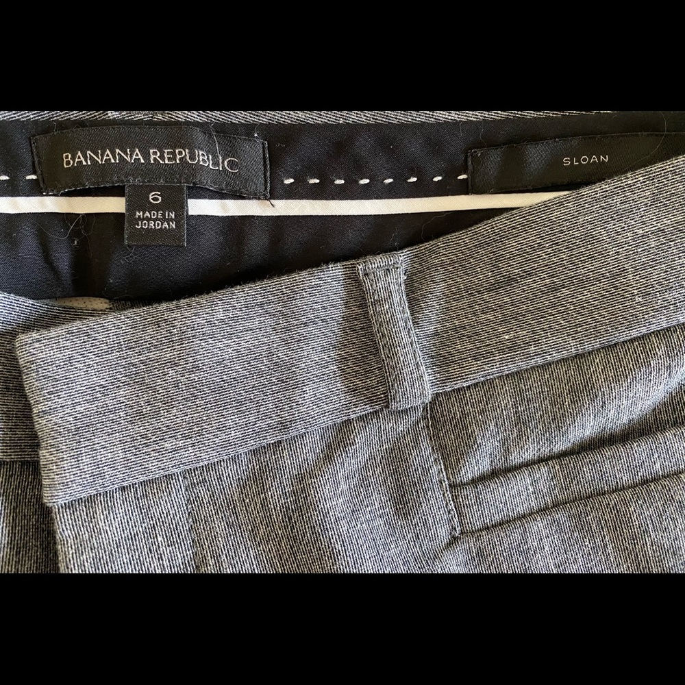 Banana Republic Sloan trousers, grey, size 6